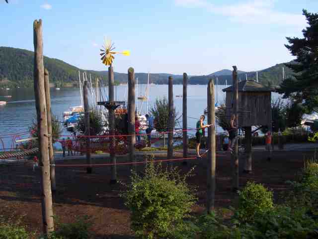 Klettergarten Waldeck an der Uferpromenade